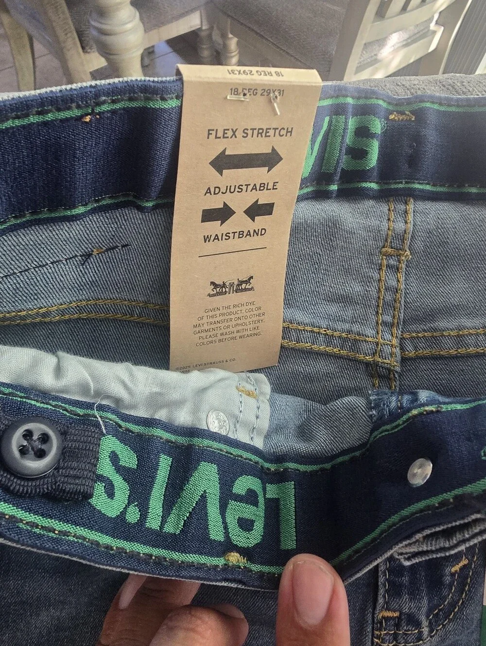 Levi's Kids Flare Jeans in Medium Blue Wash